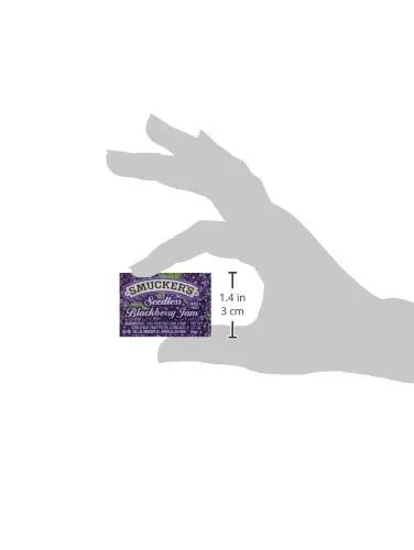 Smucker's Seedless Blackberry Jam, Portion Control, 0.5 Ounces (Pack of 2)