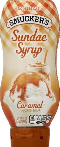 Smucker's Sundae Syrup Caramel Flavored Syrup, 20 Ounces (Pack of 2)