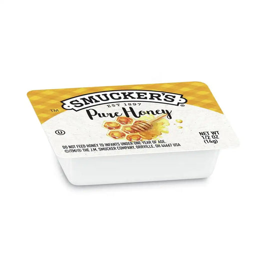 Smucker's Pure Honey, 1/2 oz Plastic Portion Control Cup, 200 Count Case
