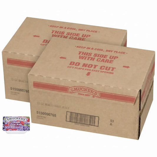 Smucker's Mixed Fruit Jelly, Portion Control, 0.5 Ounces, 200 Count (Pack of 2)