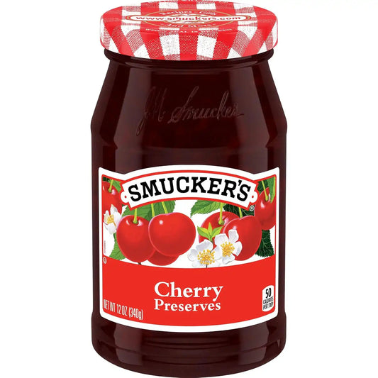 Smucker's Cherry Preserves, 12 Ounces (Pack of 6)