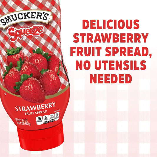 Smucker's Squeeze Strawberry Fruit Spread, 20 Ounces