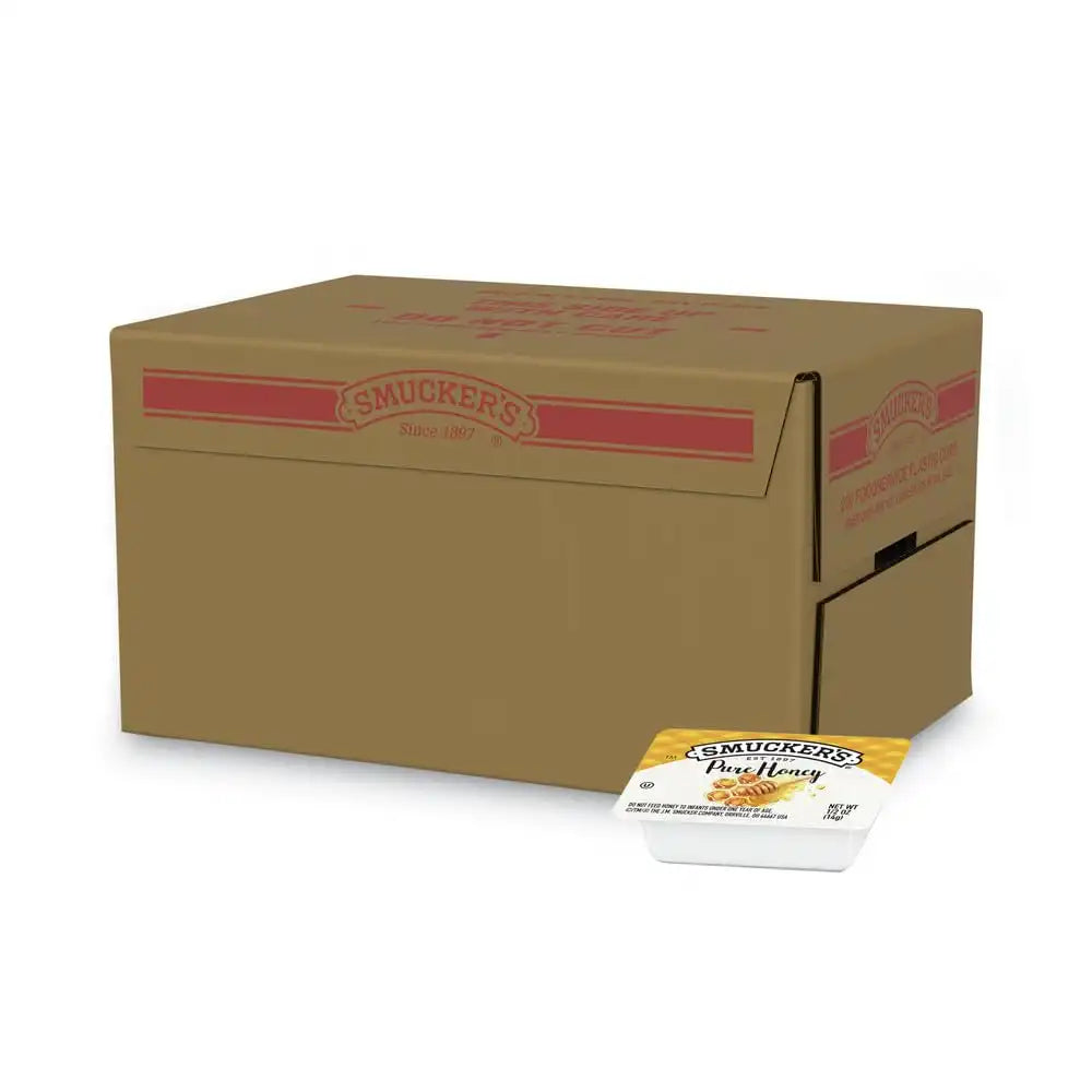 Smucker's Pure Honey, 1/2 oz Plastic Portion Control Cup, 200 Count Case