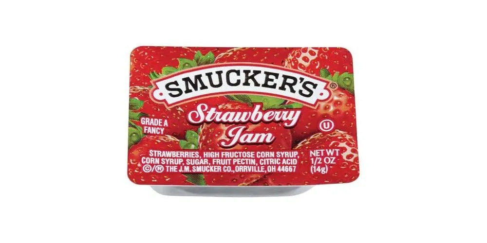 Smucker's Strawberry Jam, Mixed Fruit and Concord Grape Jelly Assortment, (0.5 Ounce) 200 Count (Pack of 2)