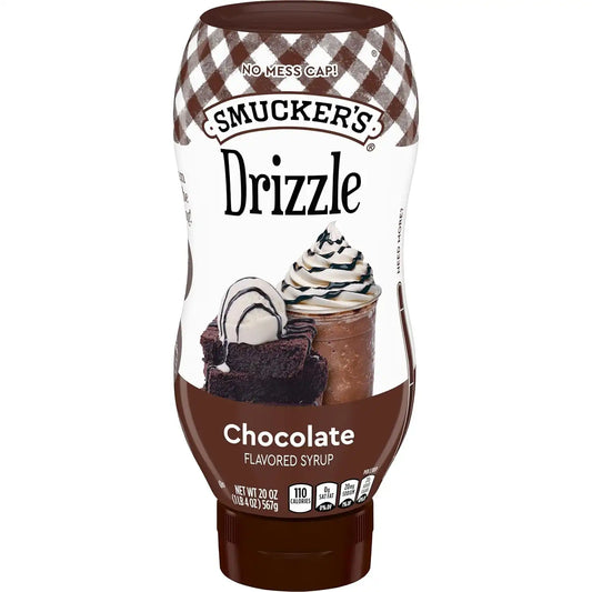 Smucker’s Drizzle Chocolate Flavored Syrup, 12 (20 Oz.) Squeeze Bottles