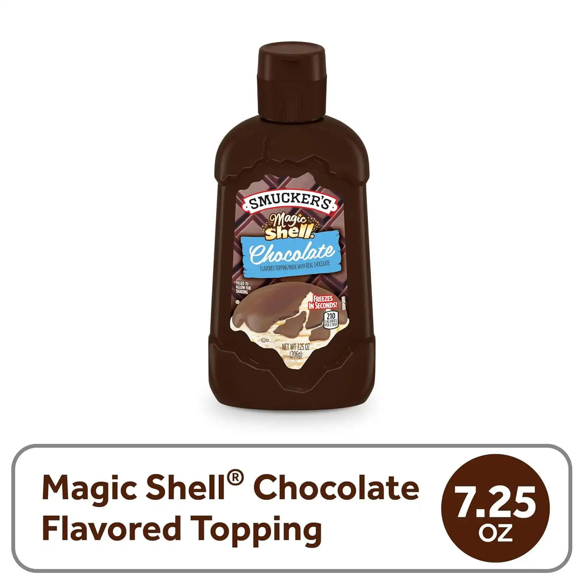 Smucker's Magic Shell Chocolate Flavored Topping, 8 Bottles (7.25 Oz. Each)