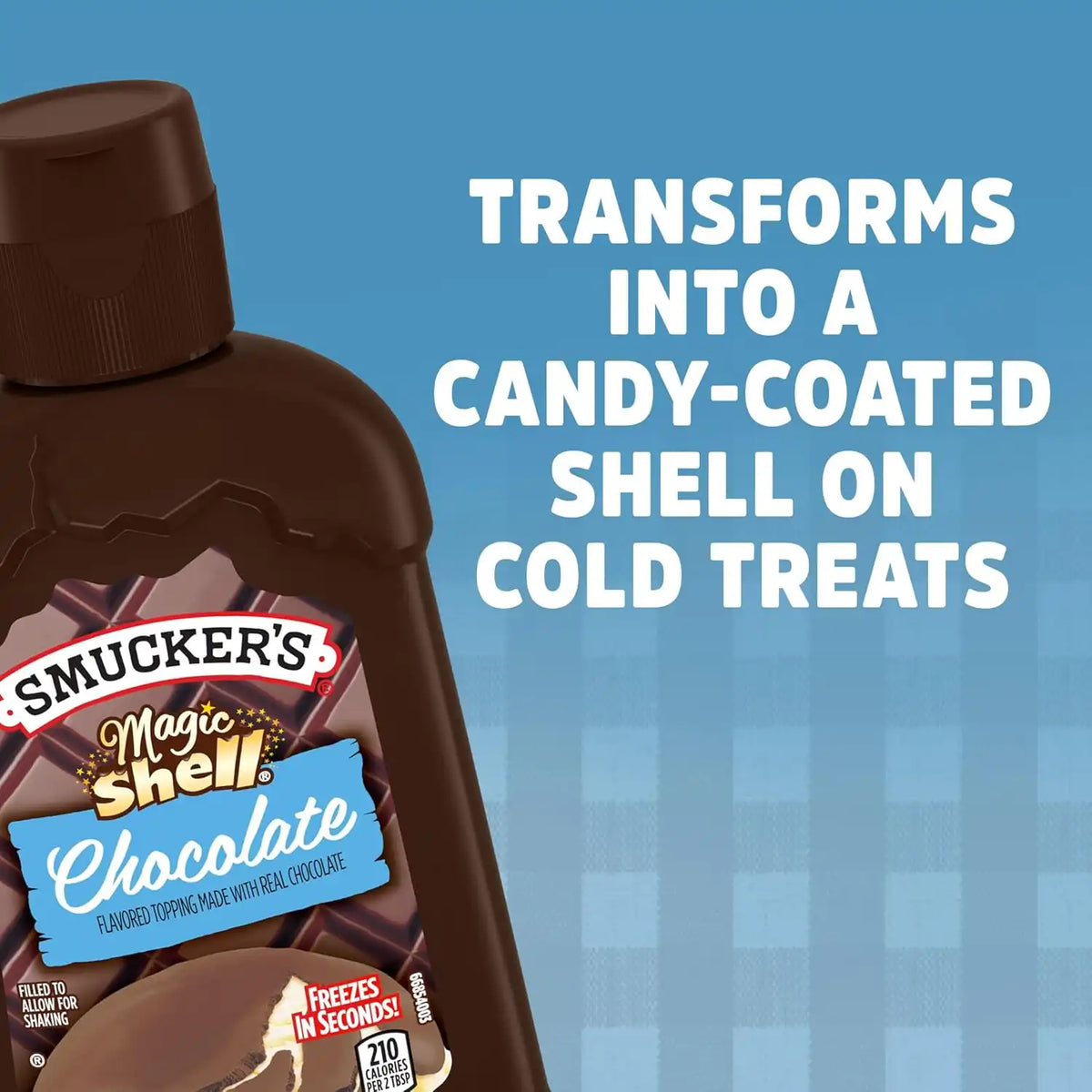 Smucker's Magic Shell Chocolate Fudge Topping, 8 Bottles (7.25 Oz. Each)