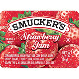 Smucker's Strawberry Jam, 1/2 oz Plastic Portion Control Cup, 200 Count Case