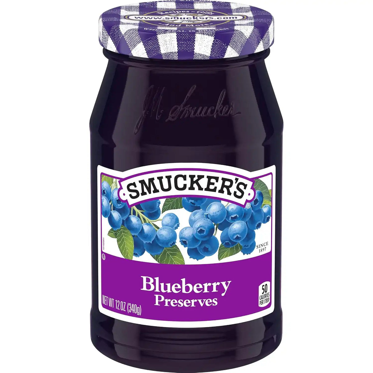 Smucker's Blueberry Preserves, 12 Ounce (Pack of 6)