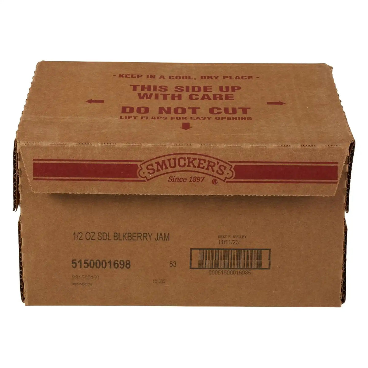 Smucker's Seedless Blackberry Jam, Portion Control, 0.5 Ounces