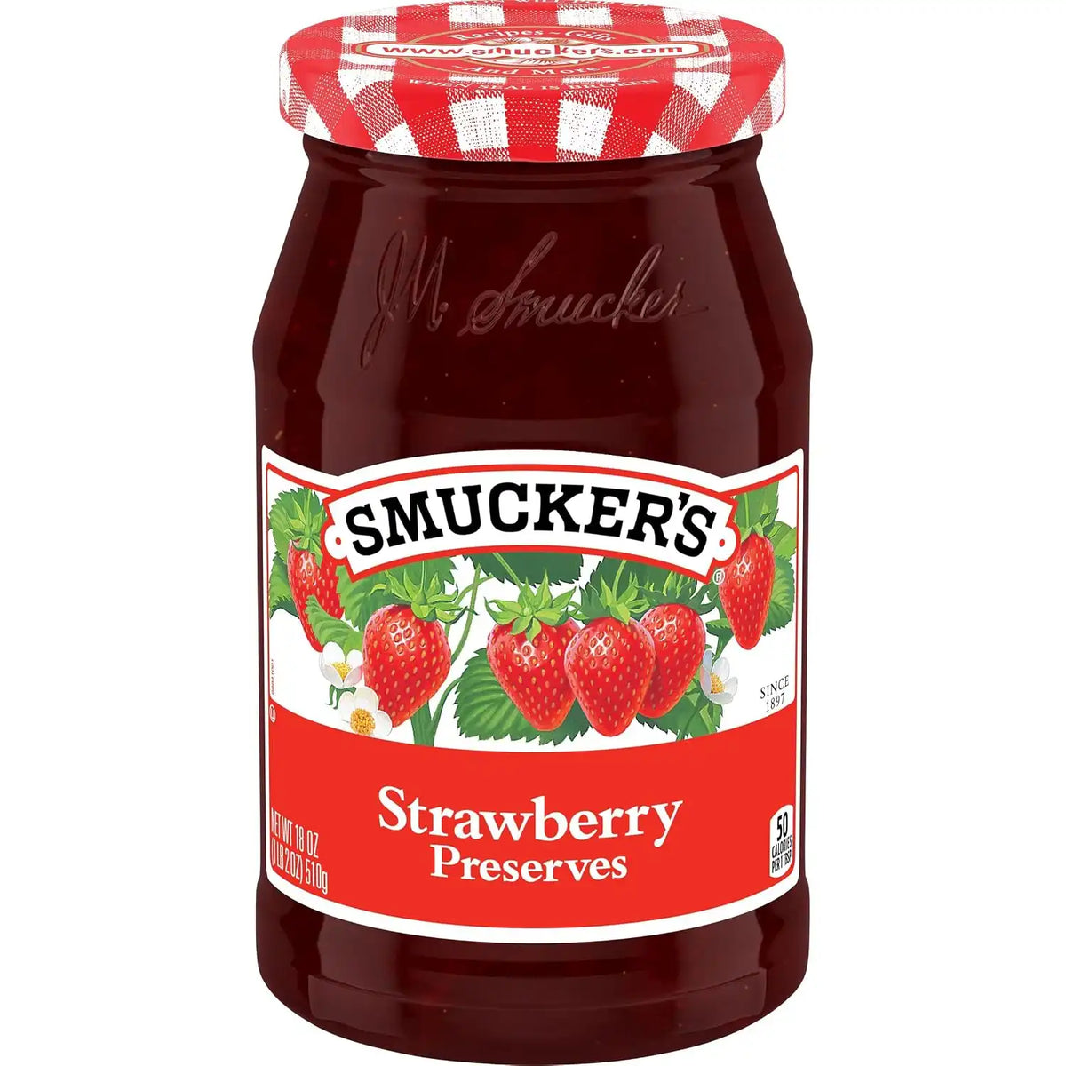 Smucker's Strawberry Preserves, 18 Ounces (Pack of 6)
