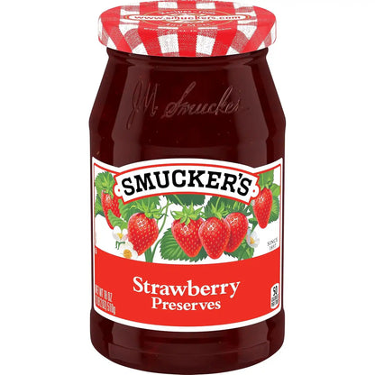 Smucker's Strawberry Preserves, 18 Ounces (Pack of 6)