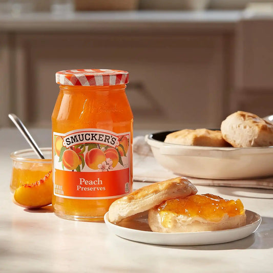 Smucker's Peach Preserves, 12 Ounces (Pack of 6)