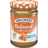 Smucker’s Natural Creamy Peanut Butter, 16 Oz. Jar