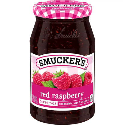 Smucker's Red Raspberry Preserves, 18 Ounces