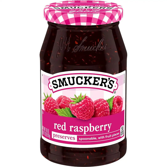 Smucker's Red Raspberry Preserves, 18 Ounces