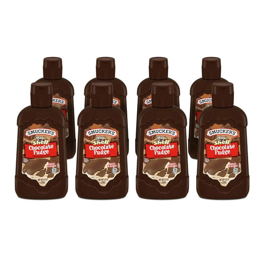 Smucker's Magic Shell Chocolate Fudge Topping, 8 Bottles (7.25 Oz. Each)