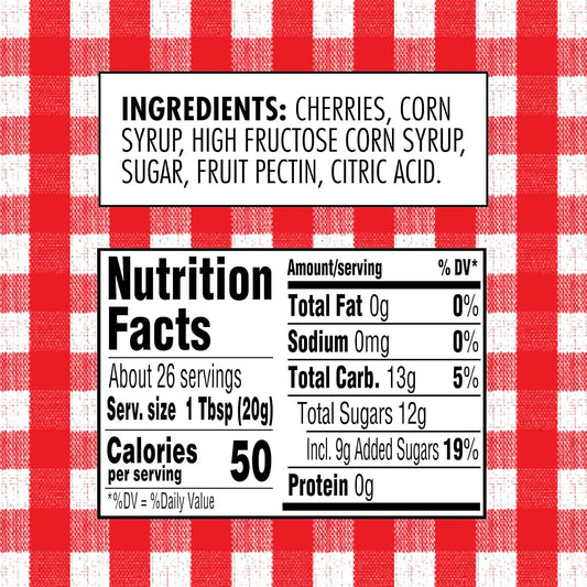 Smucker's Cherry Preserves, 18 Ounce (Pack of 6)