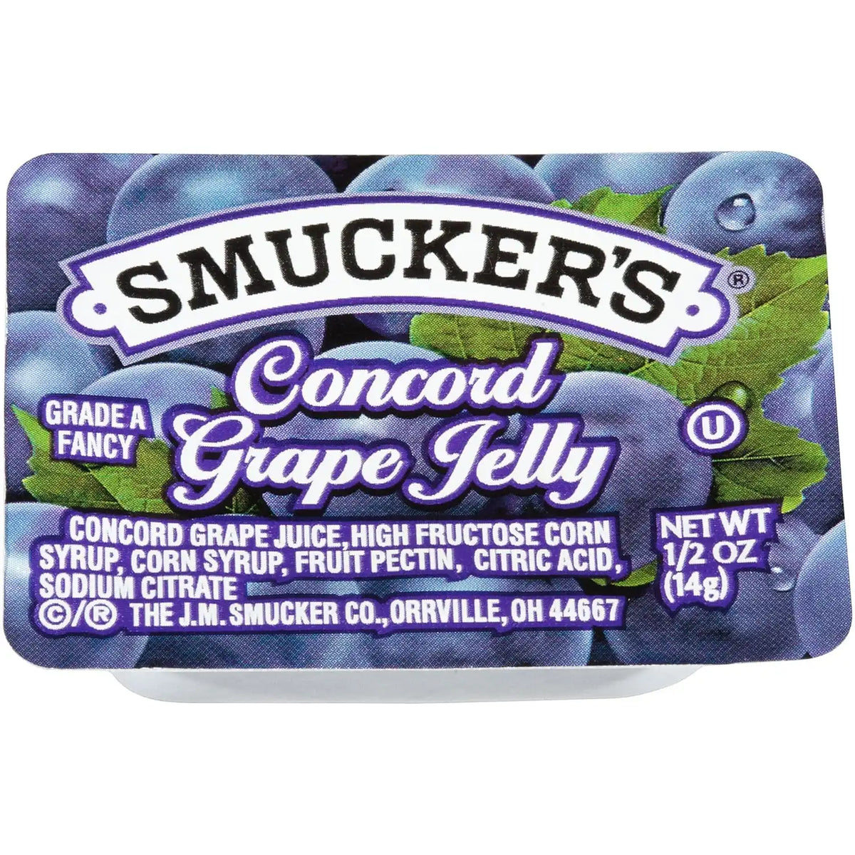 Smucker's Strawberry Jam, Mixed Fruit and Concord Grape Jelly Assortment, (0.5 Ounce) 200 Count (Pack of 2)