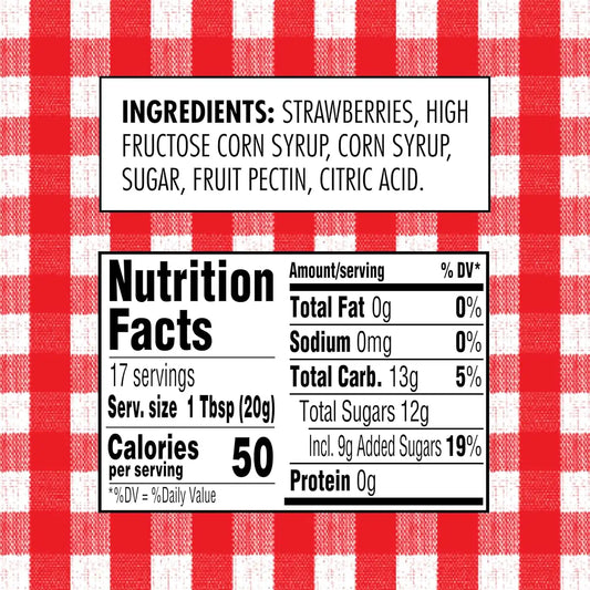 Smucker's Seedless Strawberry Jam, 12 Ounces (Pack of 6)