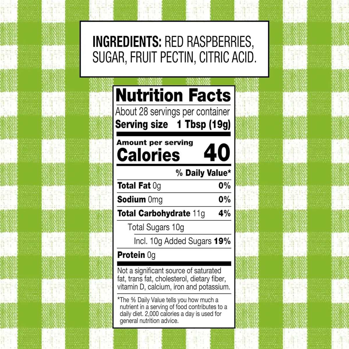 Smucker's Natural Red Raspberry, 19 oz Squeeze Bottle (Pack of 12)